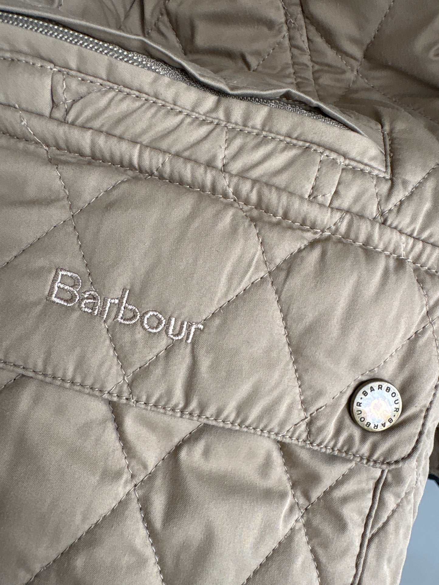 Geacă Barbour camel matlasata de sezon cald