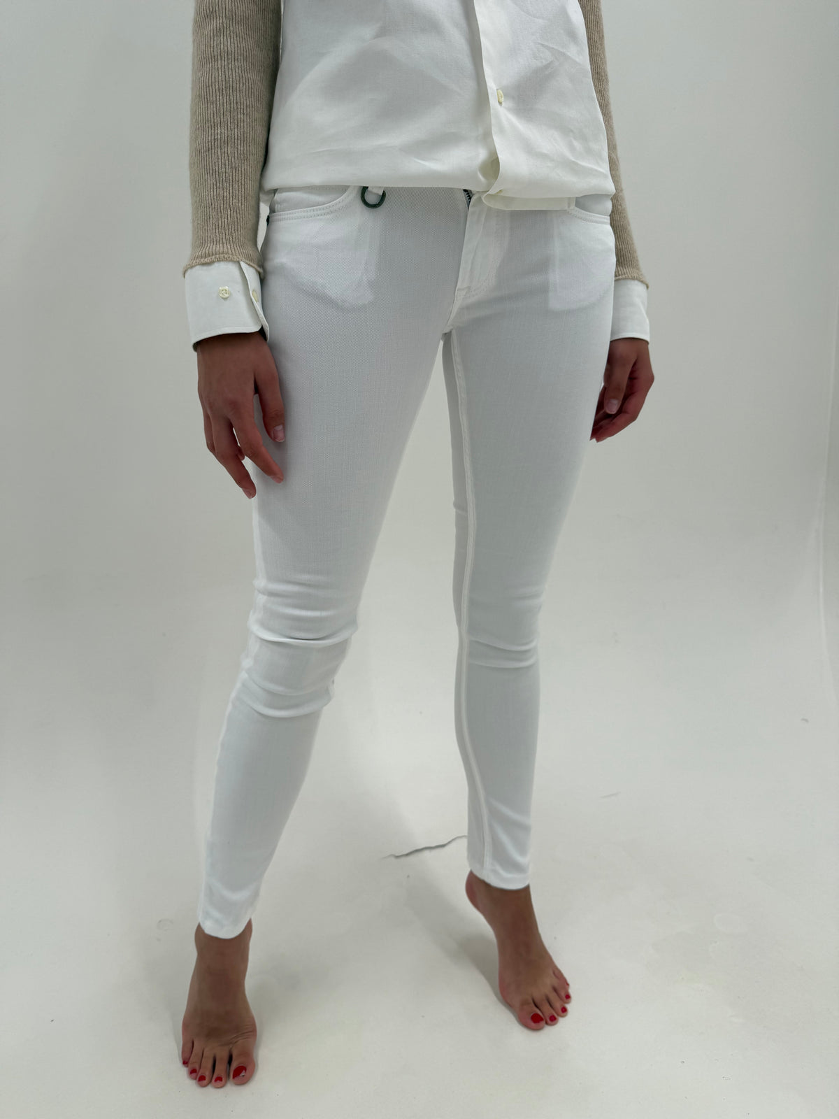 Jeans Burberry din bumbac plin modelator cu lyocell ultra confort
