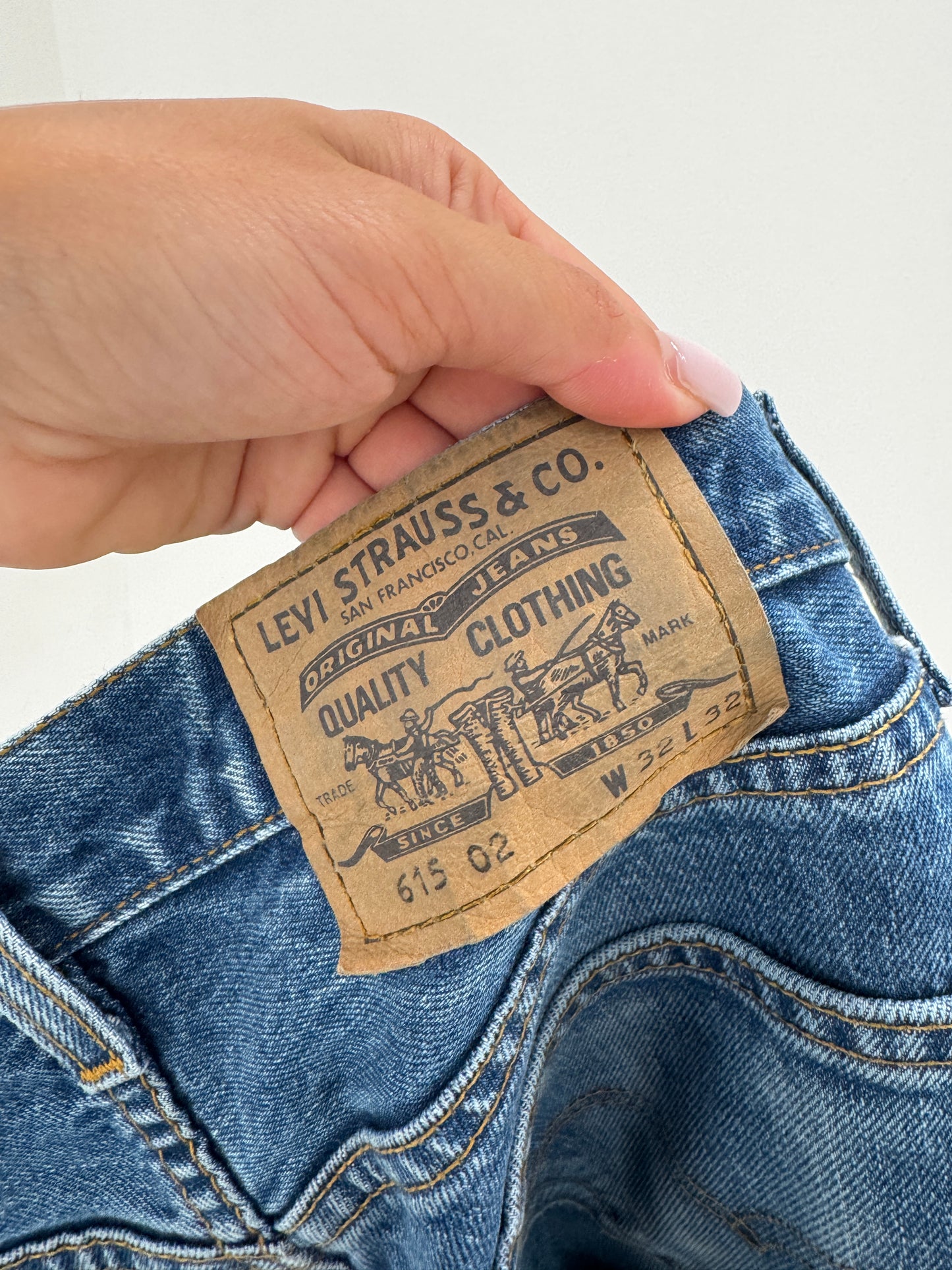 Jeans tall Levi’s 615 classic wash straight leg