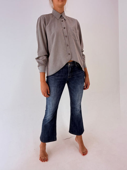 Jeans Levi’s bootcut vintage clasic wash in croi super revenit în trend