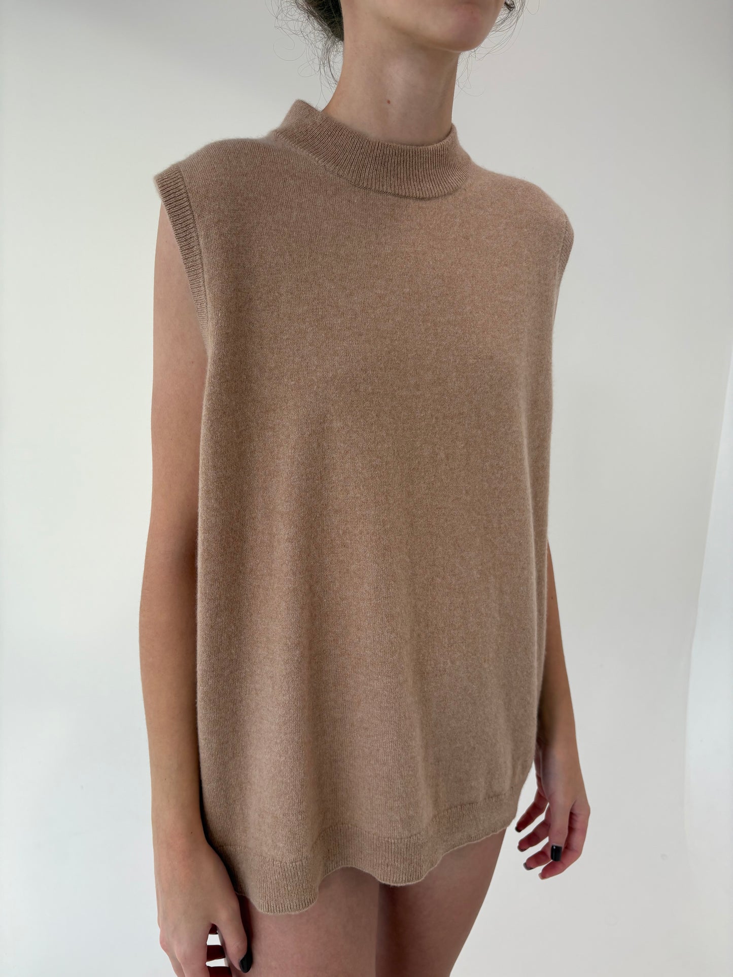 Maleta camel din cașmir multiply