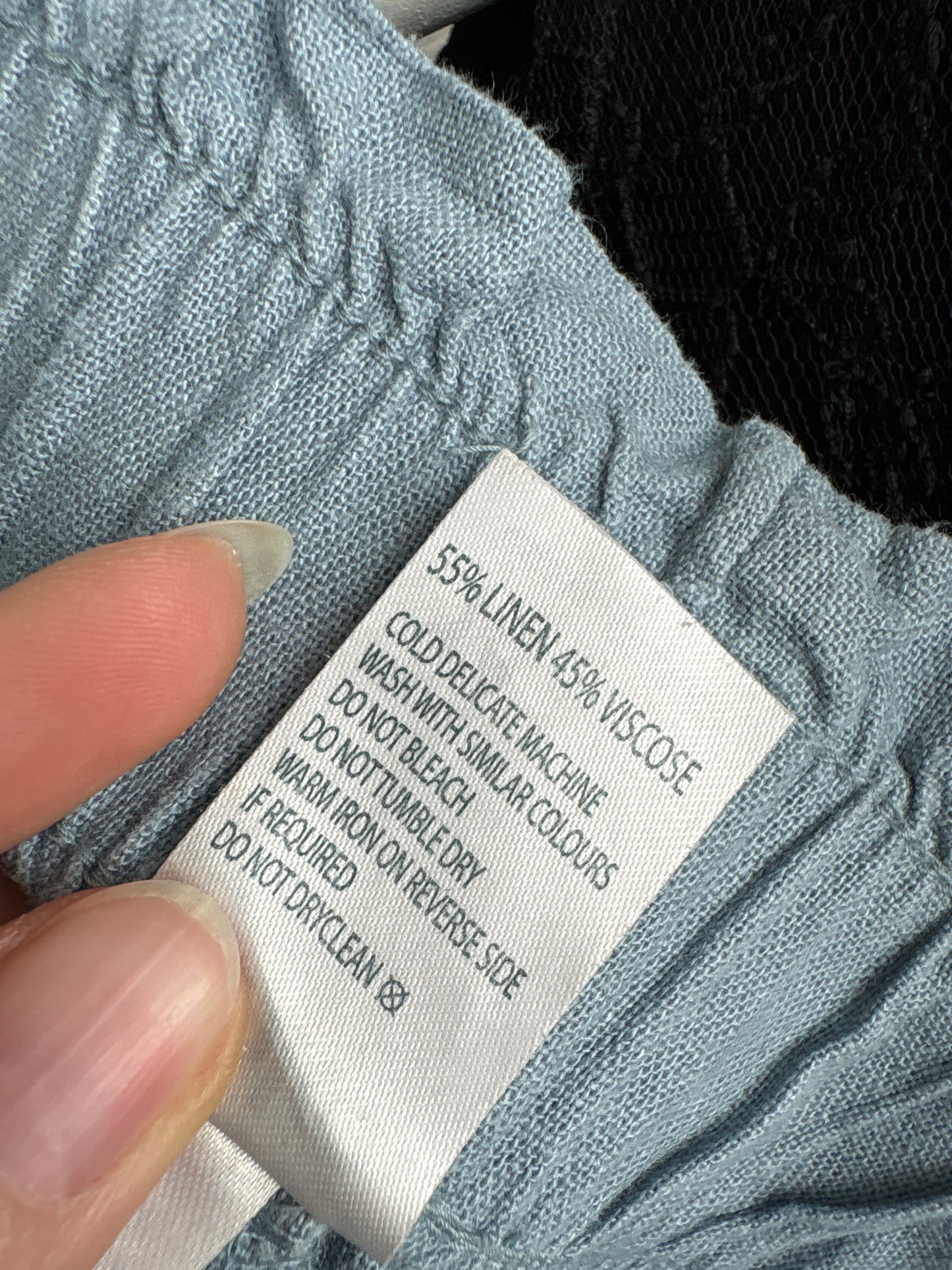 Pantaloni palazzo baby pink cu talie ultra înaltă marcată petite să 3/4