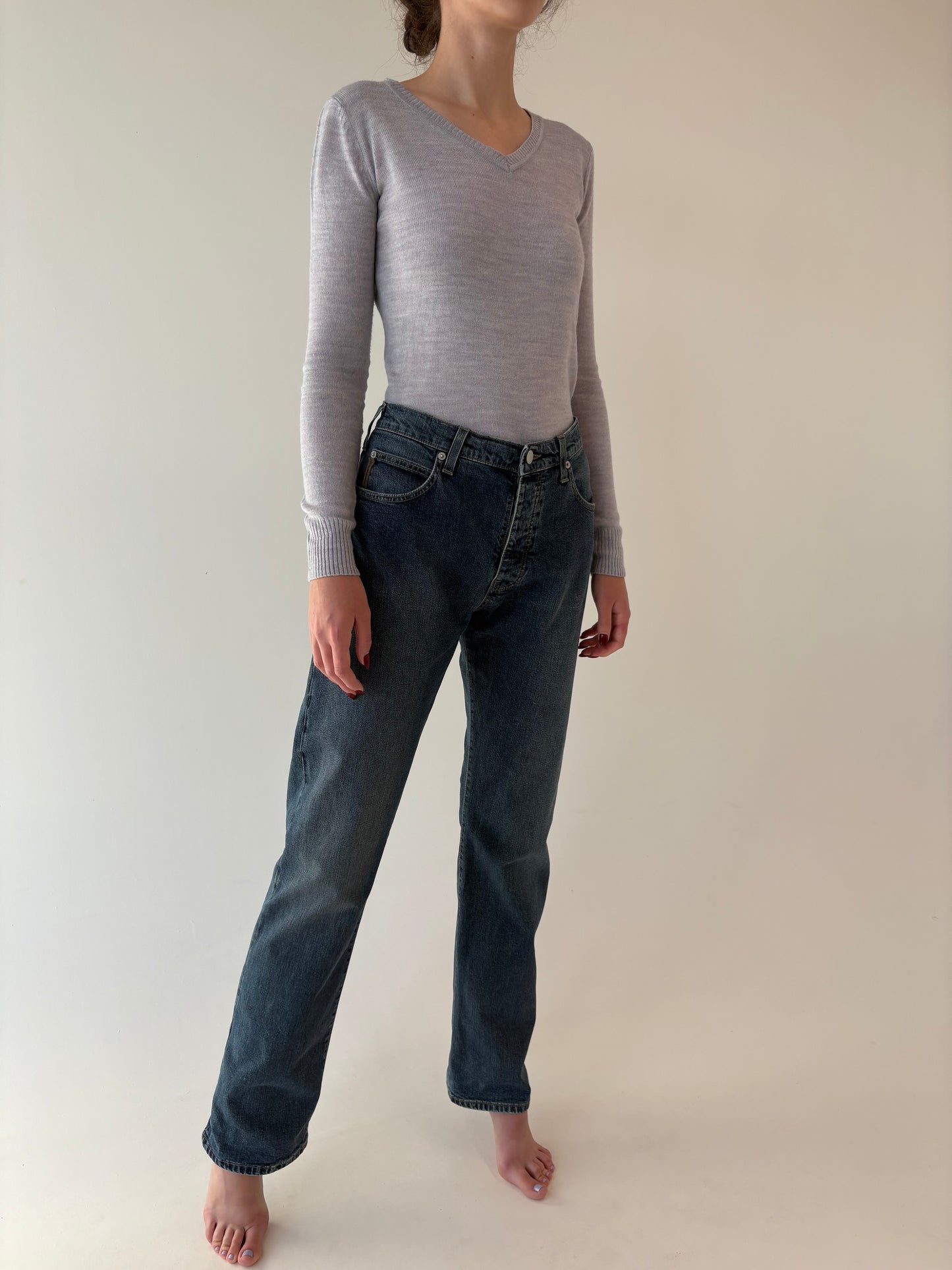 Jeans tall Armani dark wash modelator straight leg