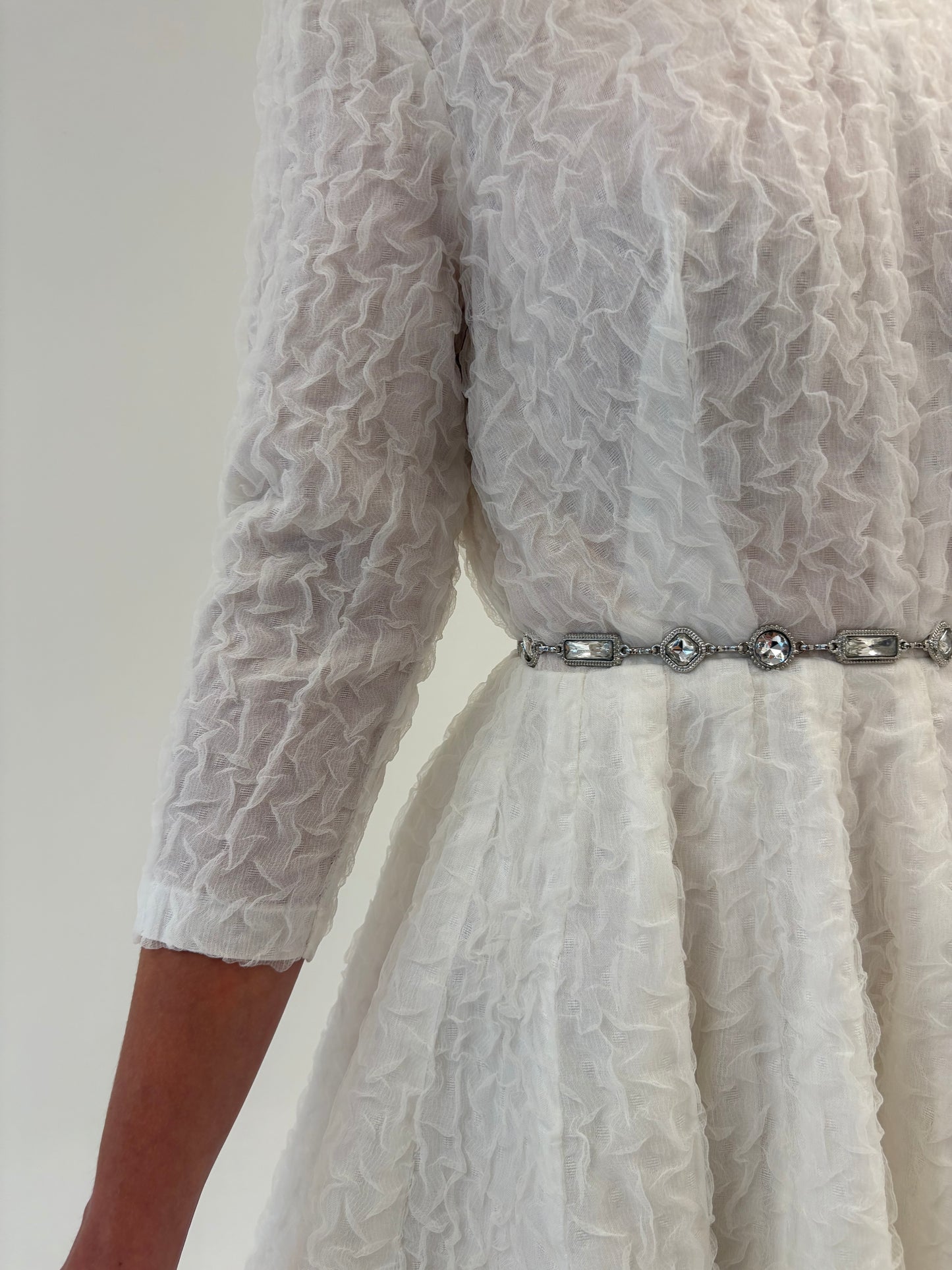 Rochie old vintage de ceremonie de colecție în croi de ani 50