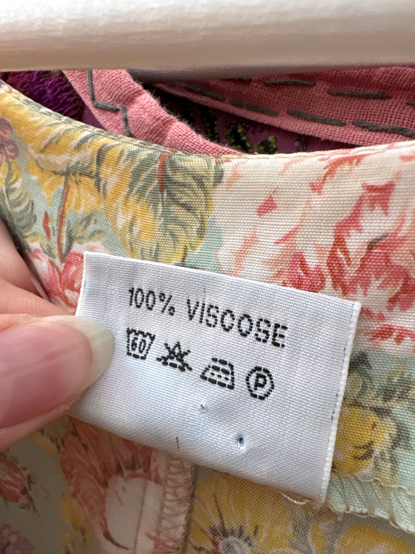 Rochie vintage maxi cu corsaj și print floral superb mint green