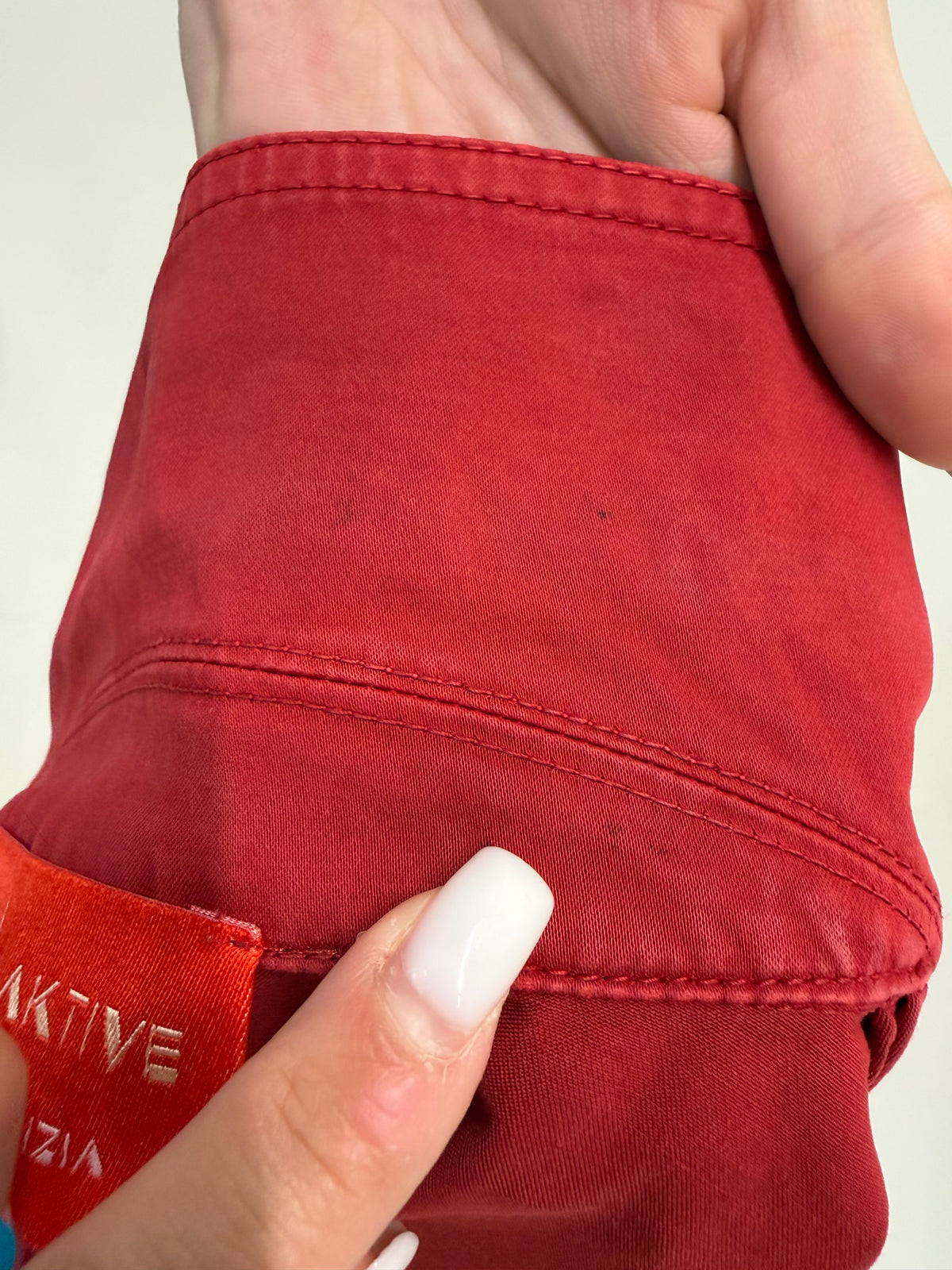 Sacou de brand vintage italian luxury Krizia din drill de bumbac merlot red