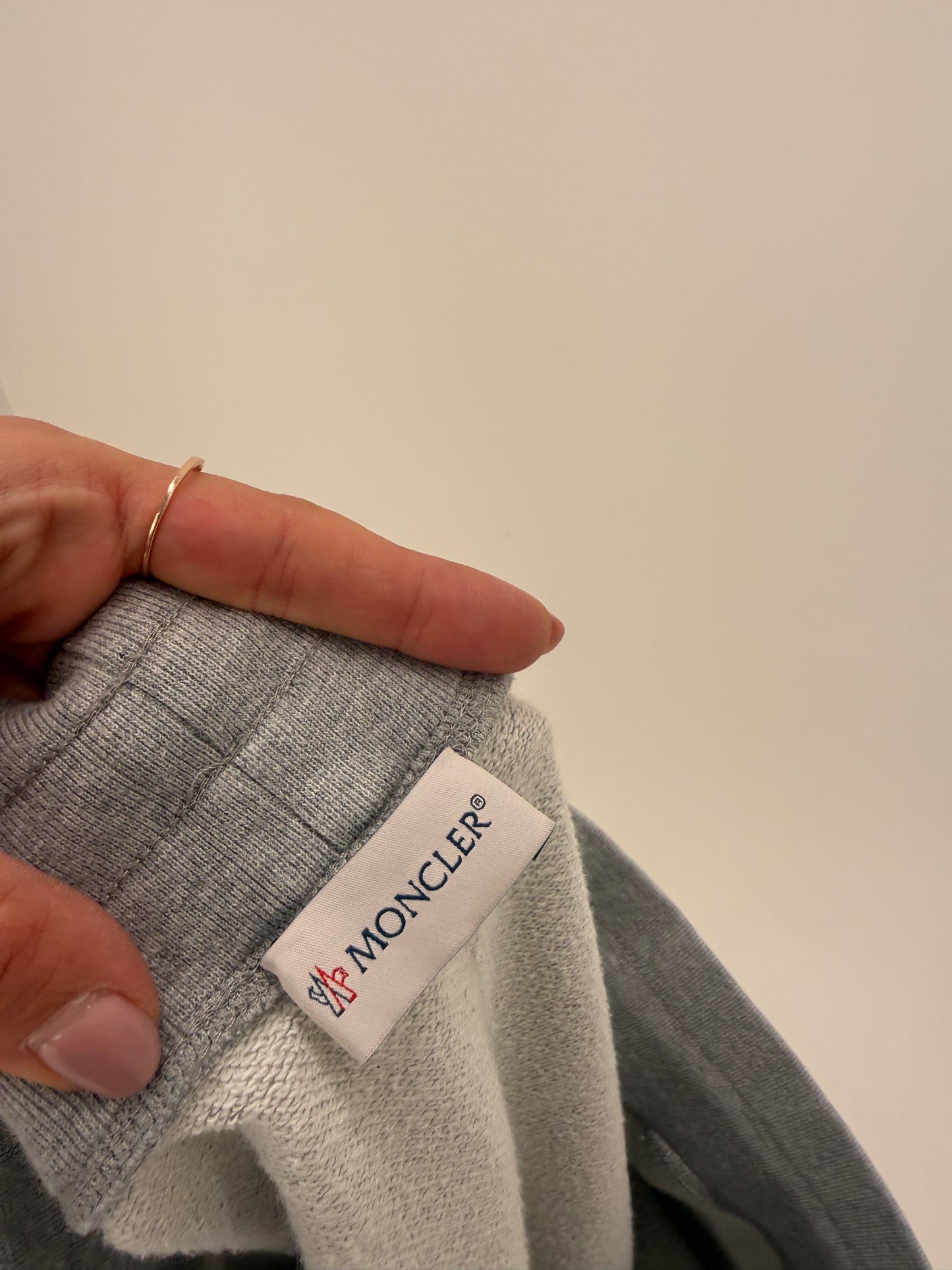 Pantaloni sport Moncler din bumbac gros ultra confort tall