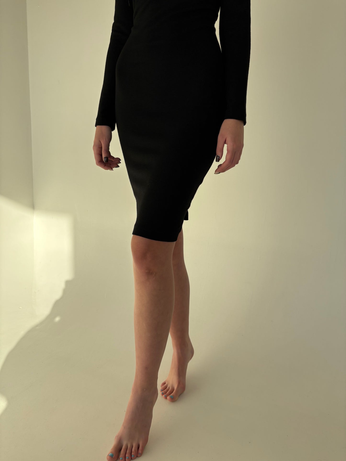 LBD din lana merino extrafina cu influențe casual