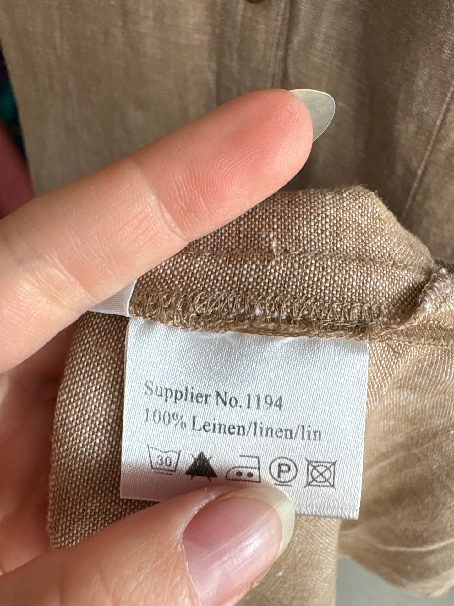 Rochie Safari cu mâneci reglabile din panza excepțională de in melanj