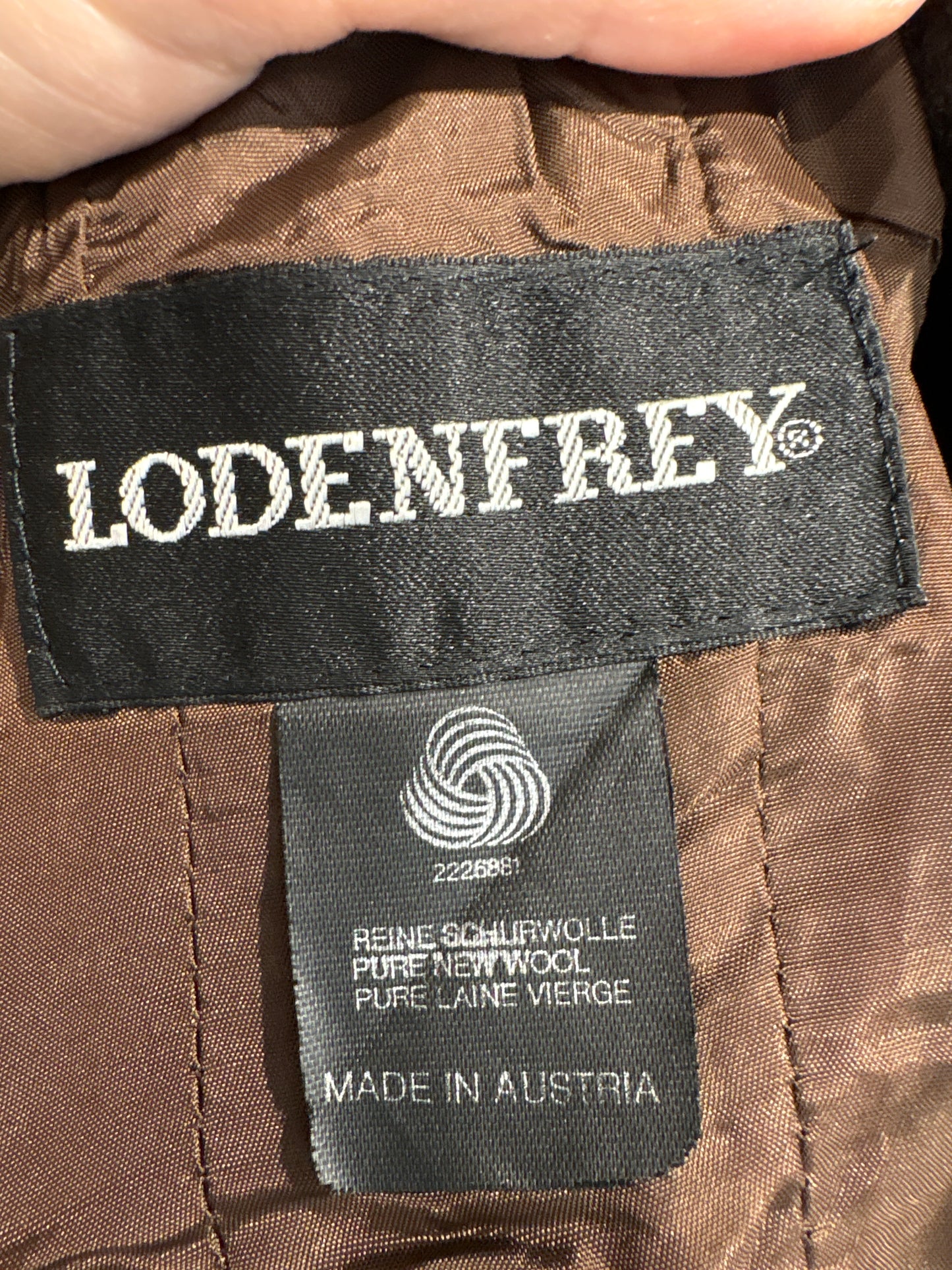 Sacou vintage din lana groasă cambrat chocolate brown