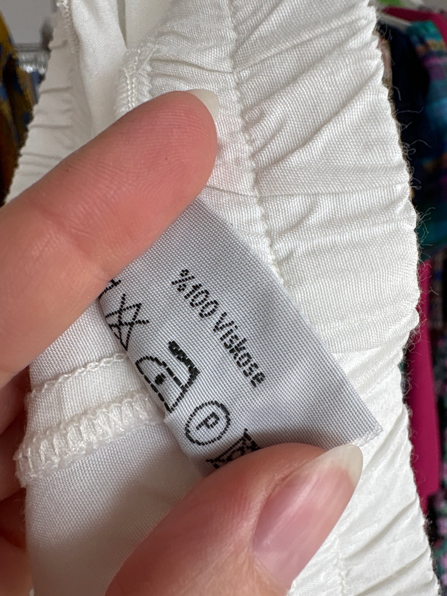 Pantaloni in croi clasic și talie generoasă reglabilă super vaporoși