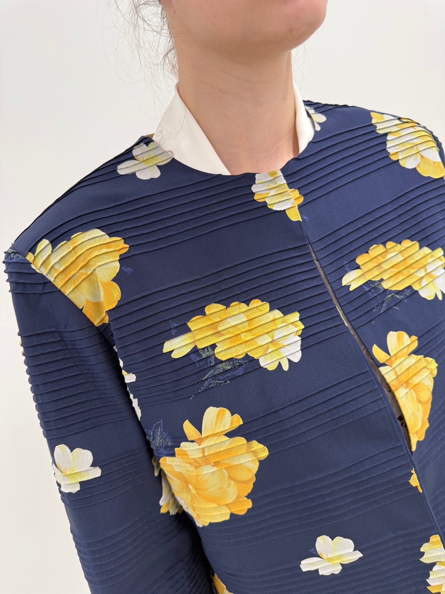 Set Max Mara din mătase naturală cu print floral de la business la seara