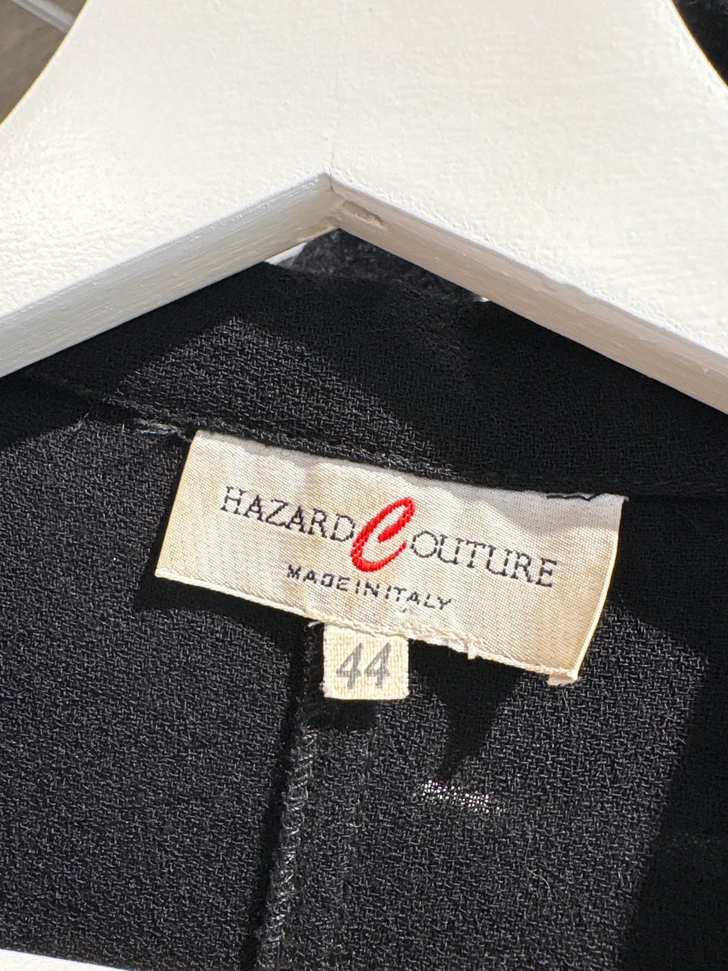 LBD old vintage late 80’s cambrata din creppe de lana extrafina