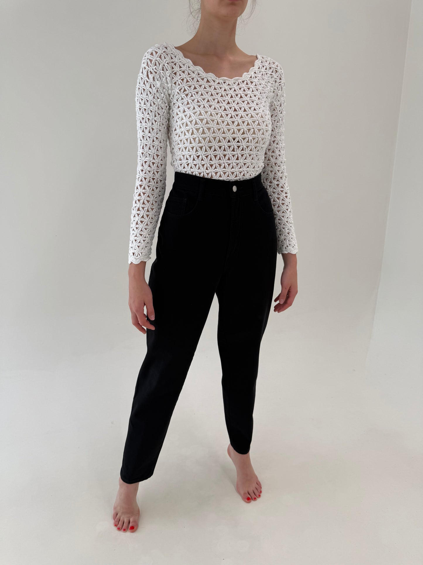 Pantaloni negri tall ultra confort modelatori cu talie ultra înaltă