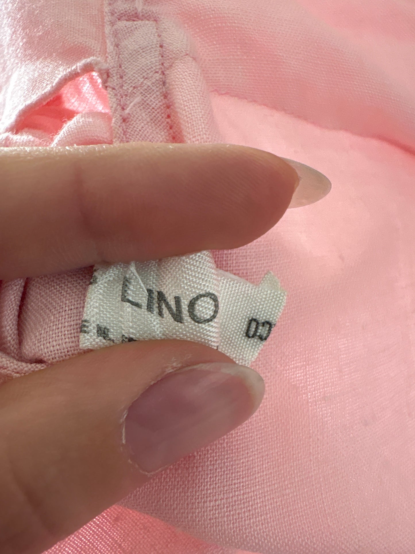 Top vintage roz pudrat din în în stil Chloe