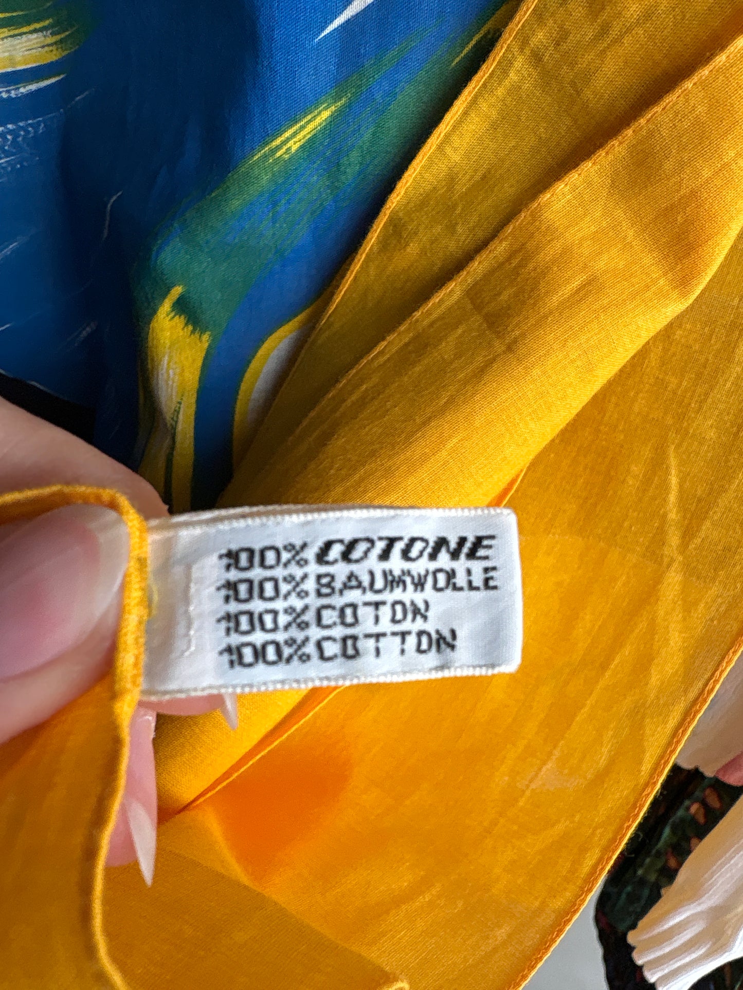 Eșarfă XXXL luxury Trussardi din bumbac