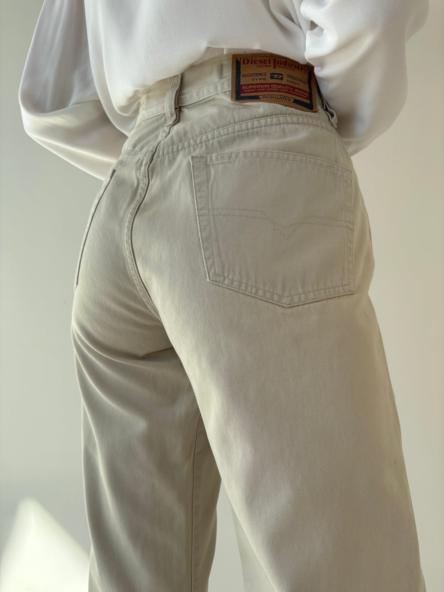 Jeans tall super premium Diesel light nude
