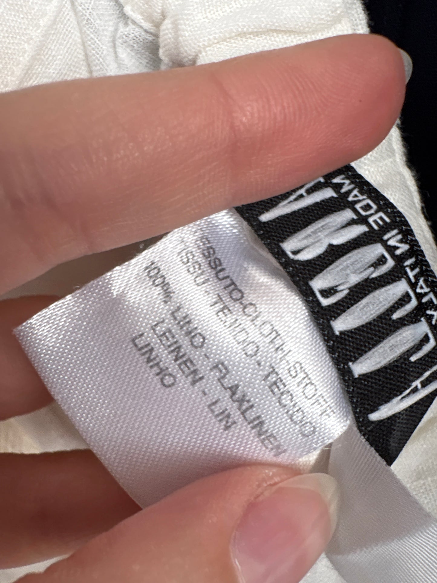 Pantaloni Marella by Max Mara din in premium în croi clasic cu talie elastică
