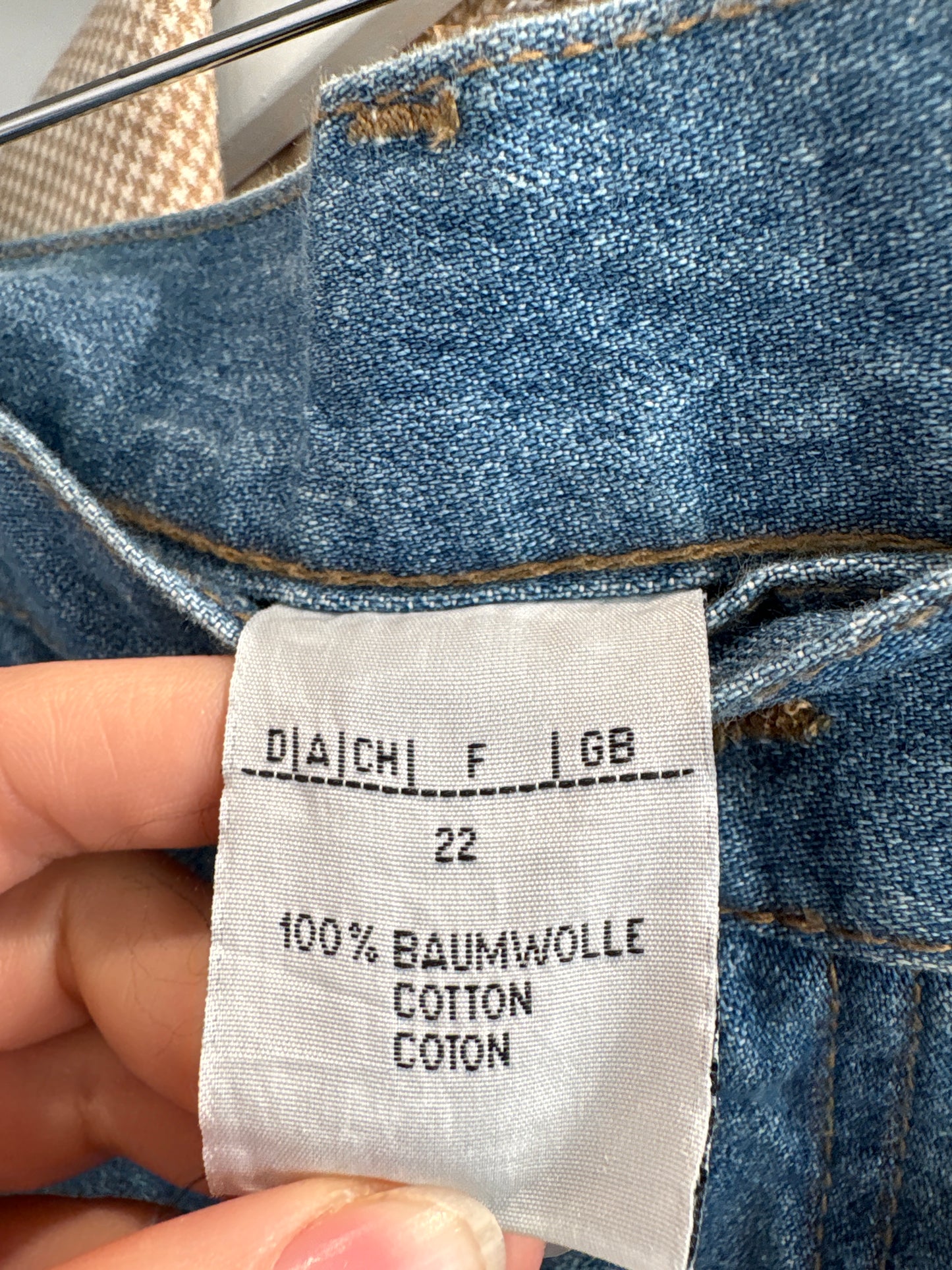 Jeans vinatge tall ușor evazați classic wash cu talie ultra înaltă