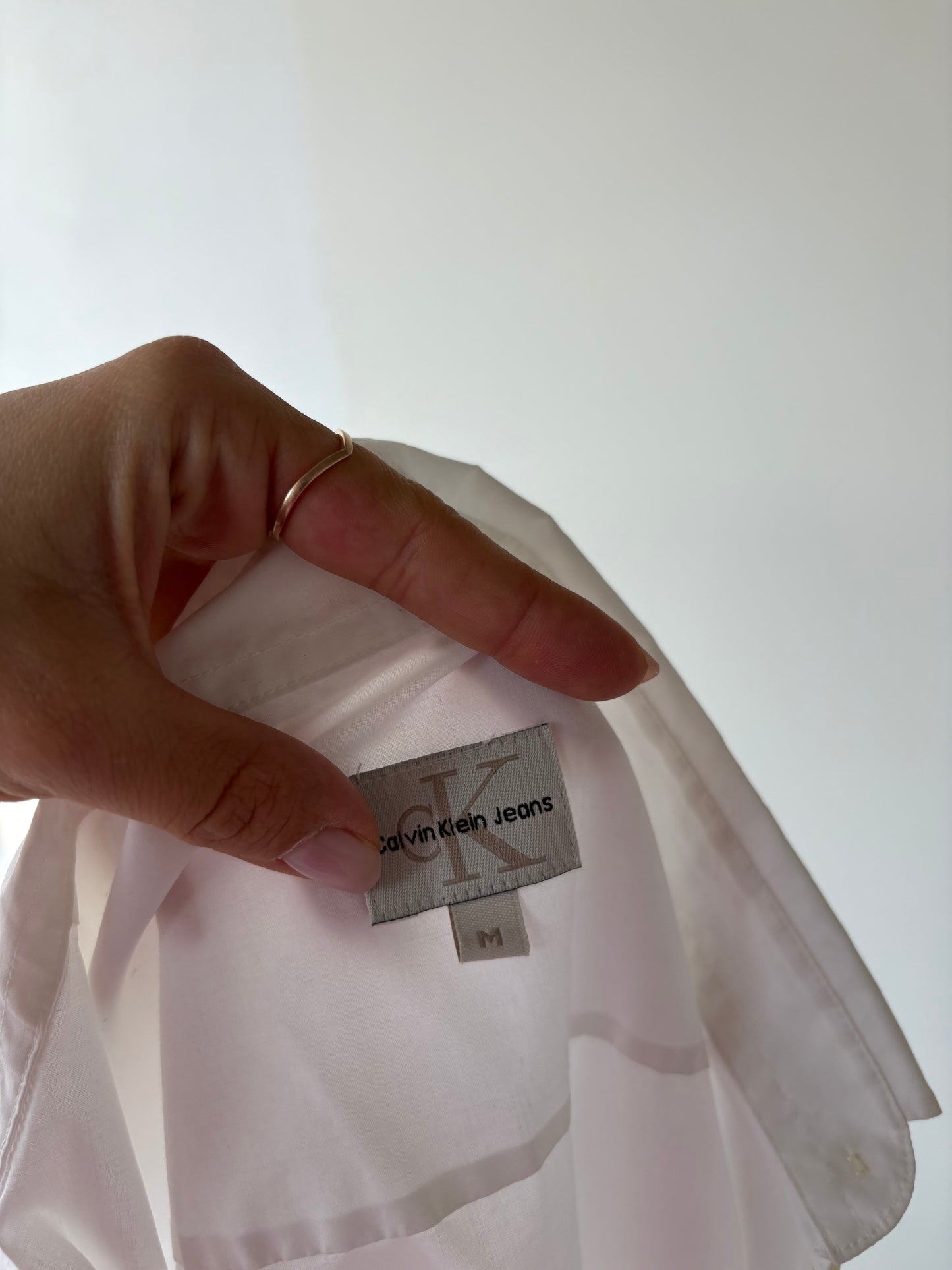 Cămașa Calvin Klein din poplin premium de bumbac