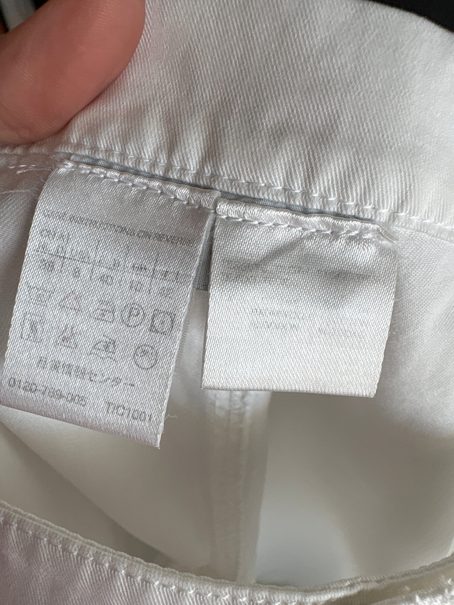 Pantaloni Max Mara în croi clasic din pânză de bumbac