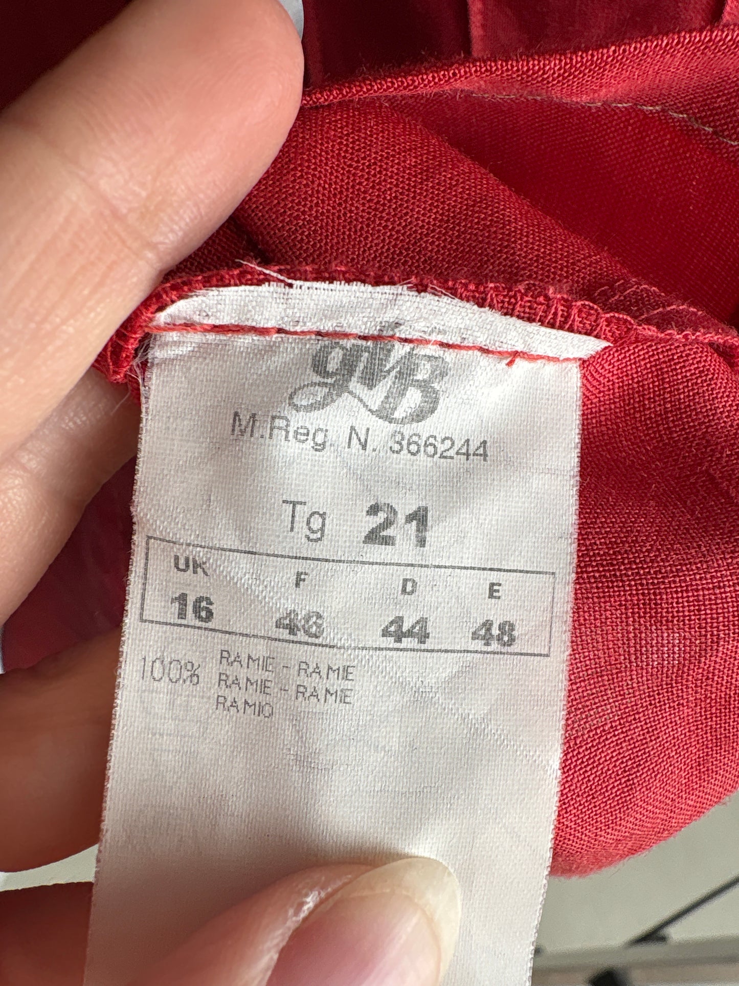 Rochie luxury Krizia Rouge Brique din in excepțional în croi clasic