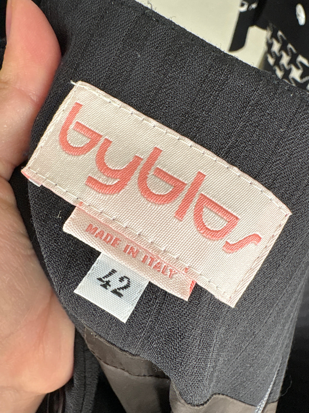 Fustă mini vintage luxury Byblos din lana extrafina