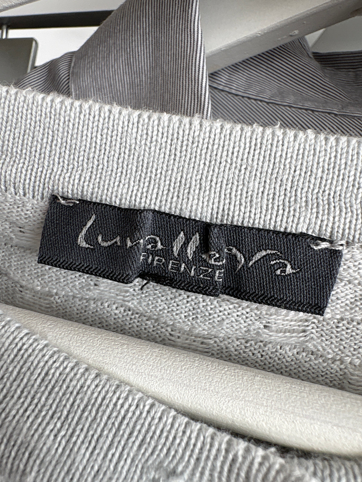 Cardigan silver gray tip jachetă din tricot spectaculos de bumbac texturat