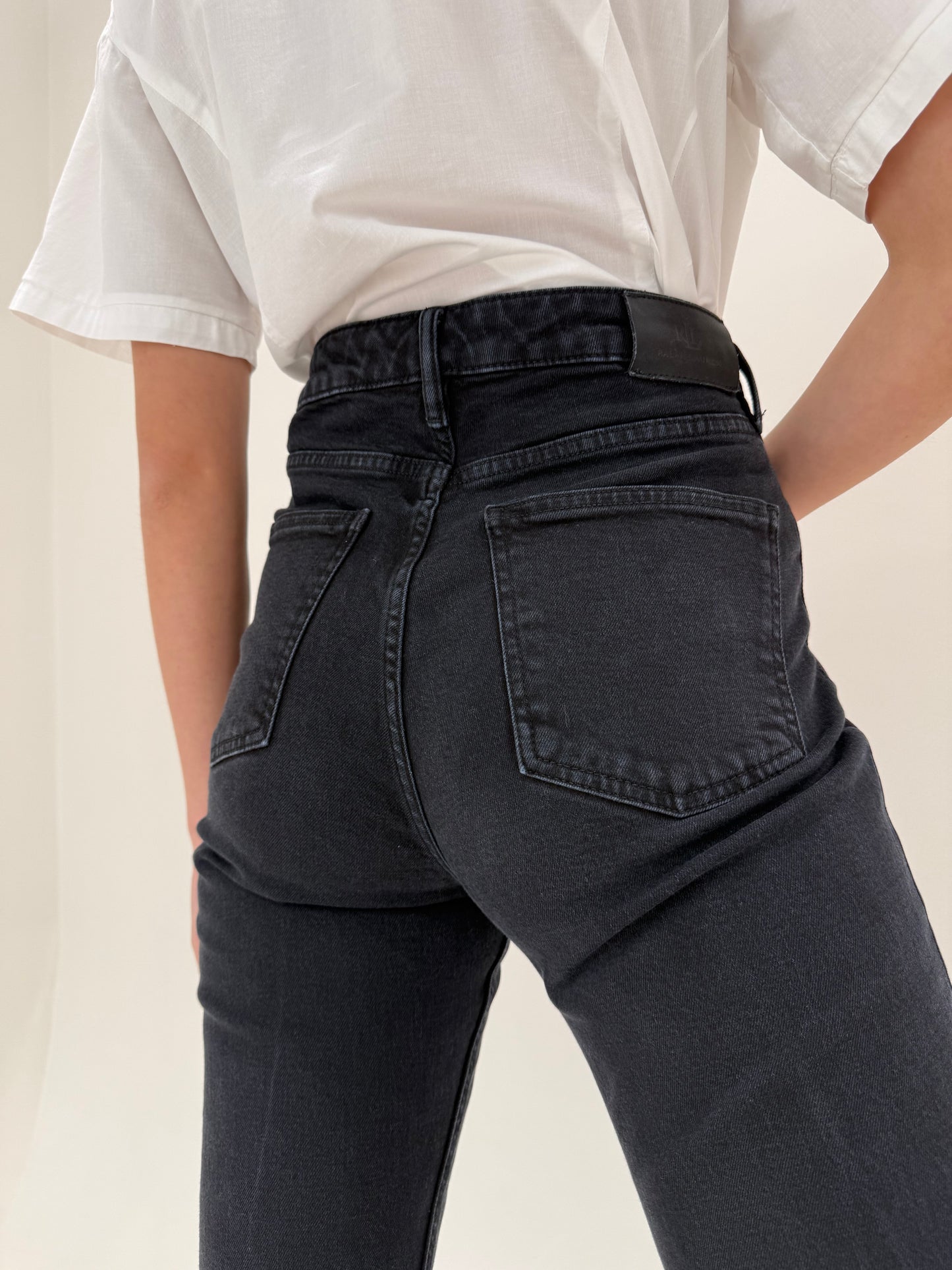 Jeans tall Ralph Lauren evazați modelatori dark wash
