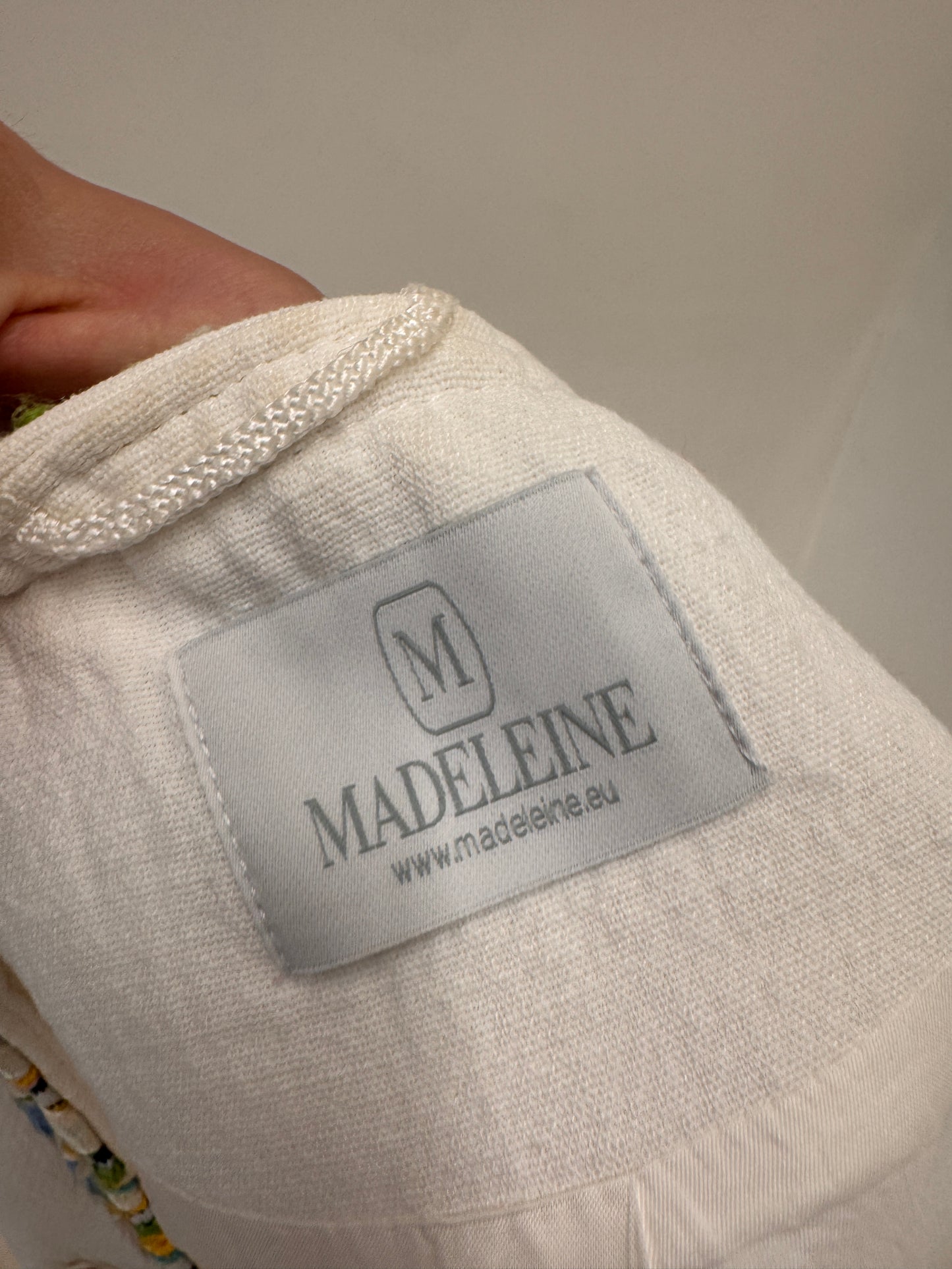 Sacou în stil Chanel din pânză de bumbac de brand luxury Madeleine