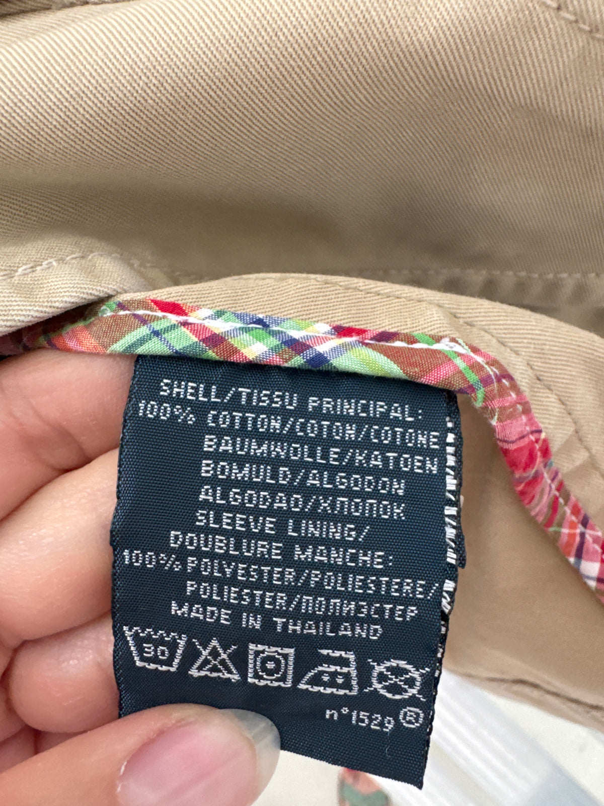 Sacou camel Ralph Lauren tall din canvas de bumbac