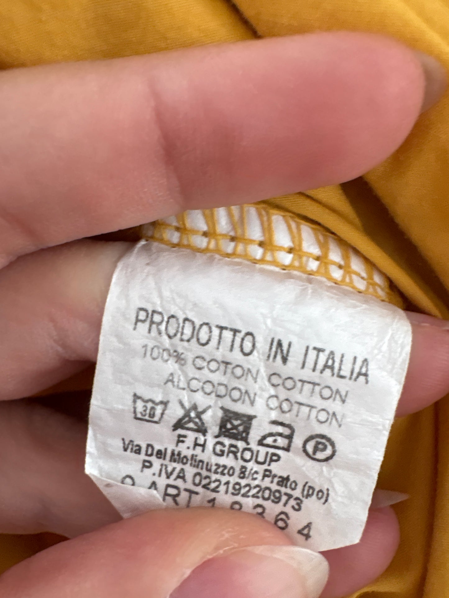 Set saffron yellow din poplin de bumbac in croi ultra chic