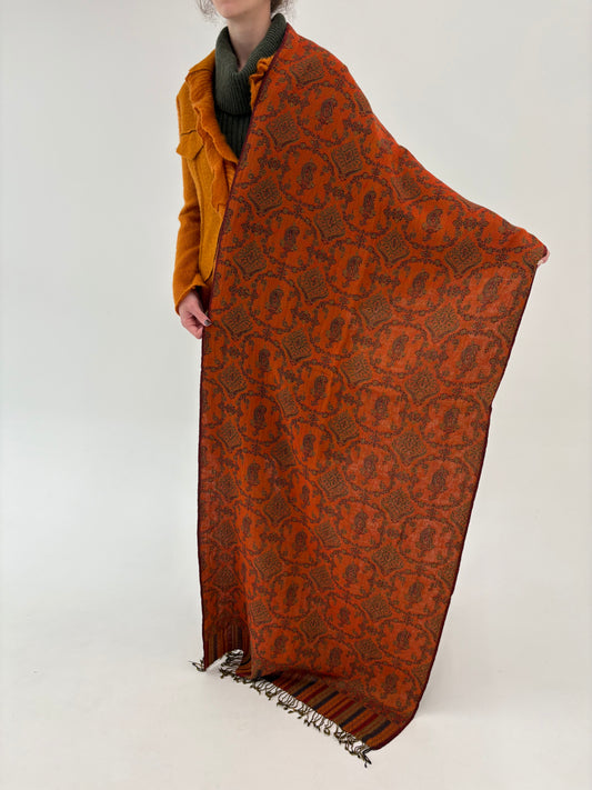 Shawl gros in culori superbe din lana extrafina