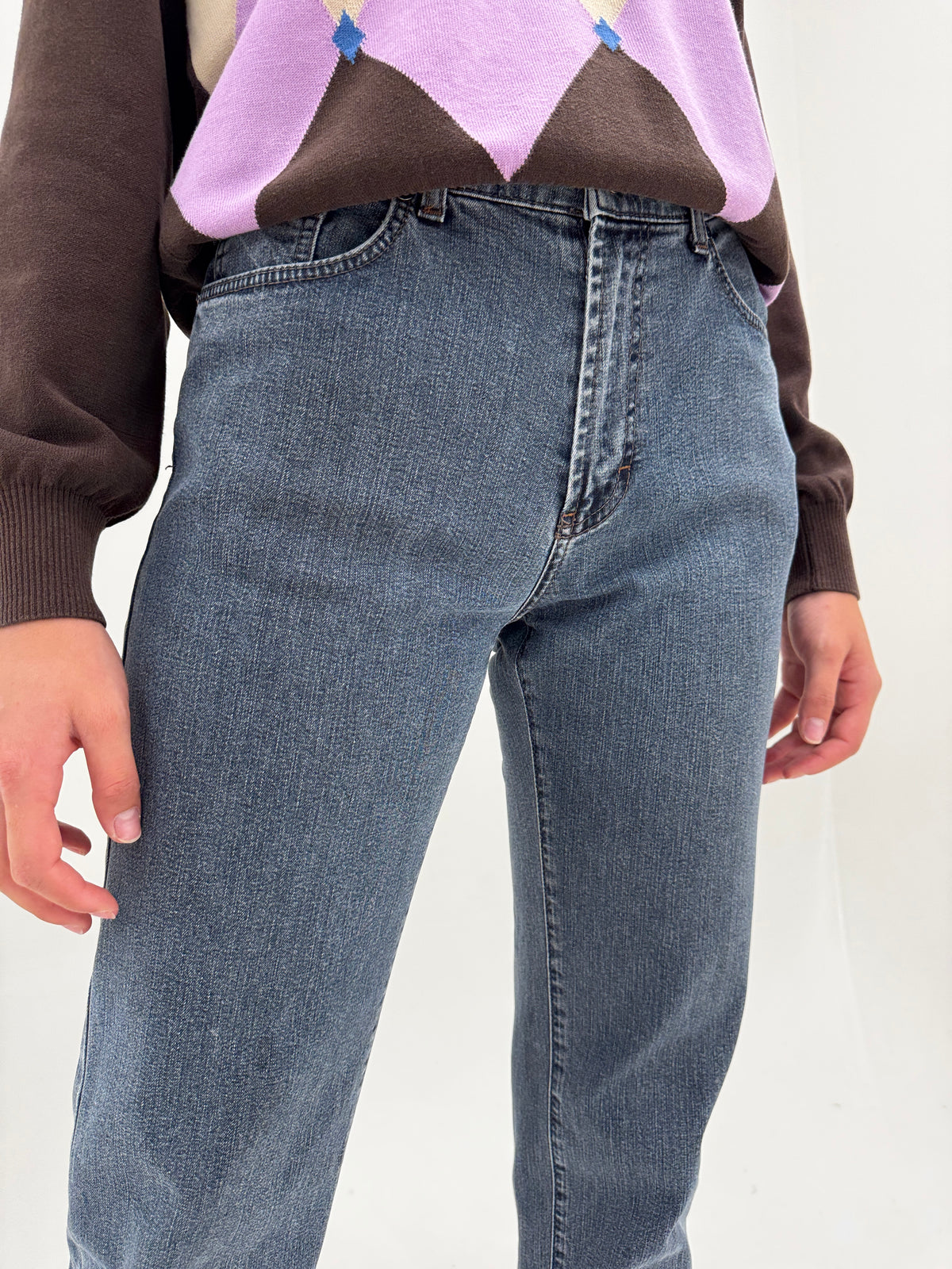 Jeans tall Trussardi ultra confort modelatori classic wash straight leg