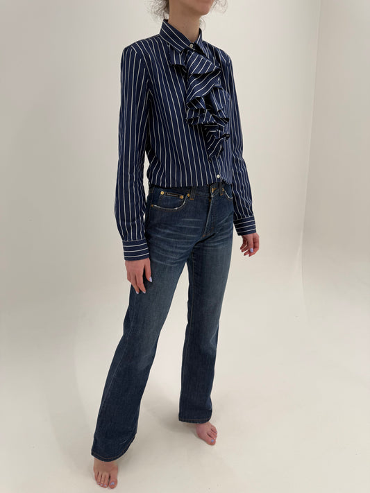 Blugi Dolce&Gabbana iconic Y2K evazați classic wash tall