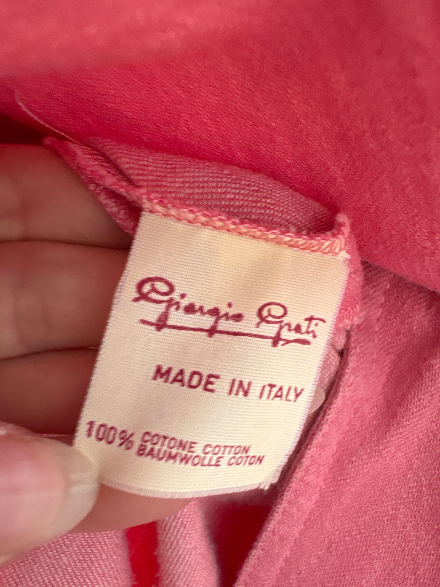 Sacou vintage italian de designer salmon pink cu aplicații metalice bijuterie din cristal