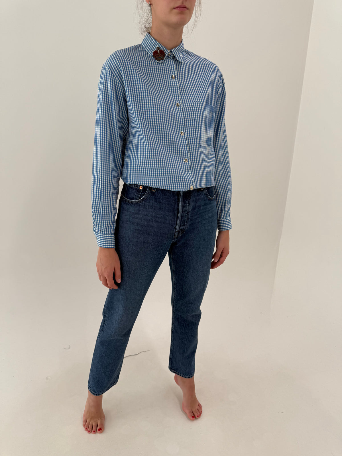Jeans Levi’s 501 darker wash straight leg