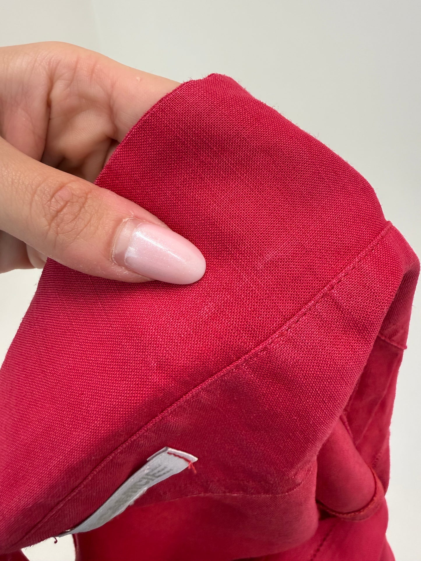 Cămașa fucsia Nara Camicie din in premium cu detalii chic