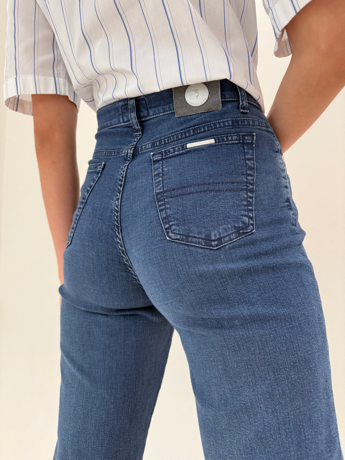 Jeans confort luxury Trussardi ultra confort modelatori clasic darker wash