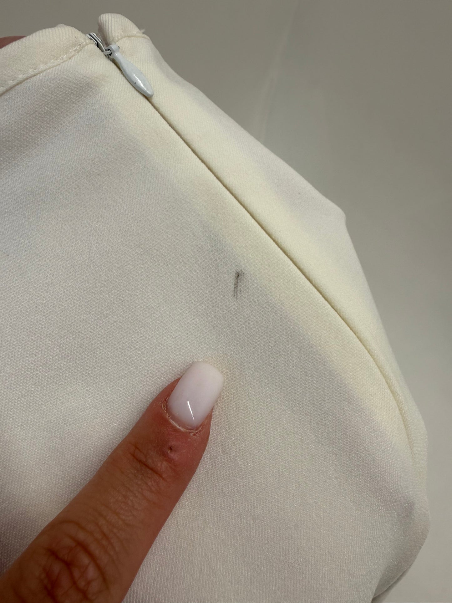 Fustă vintage Fendi butter white din material ultra confort modelator