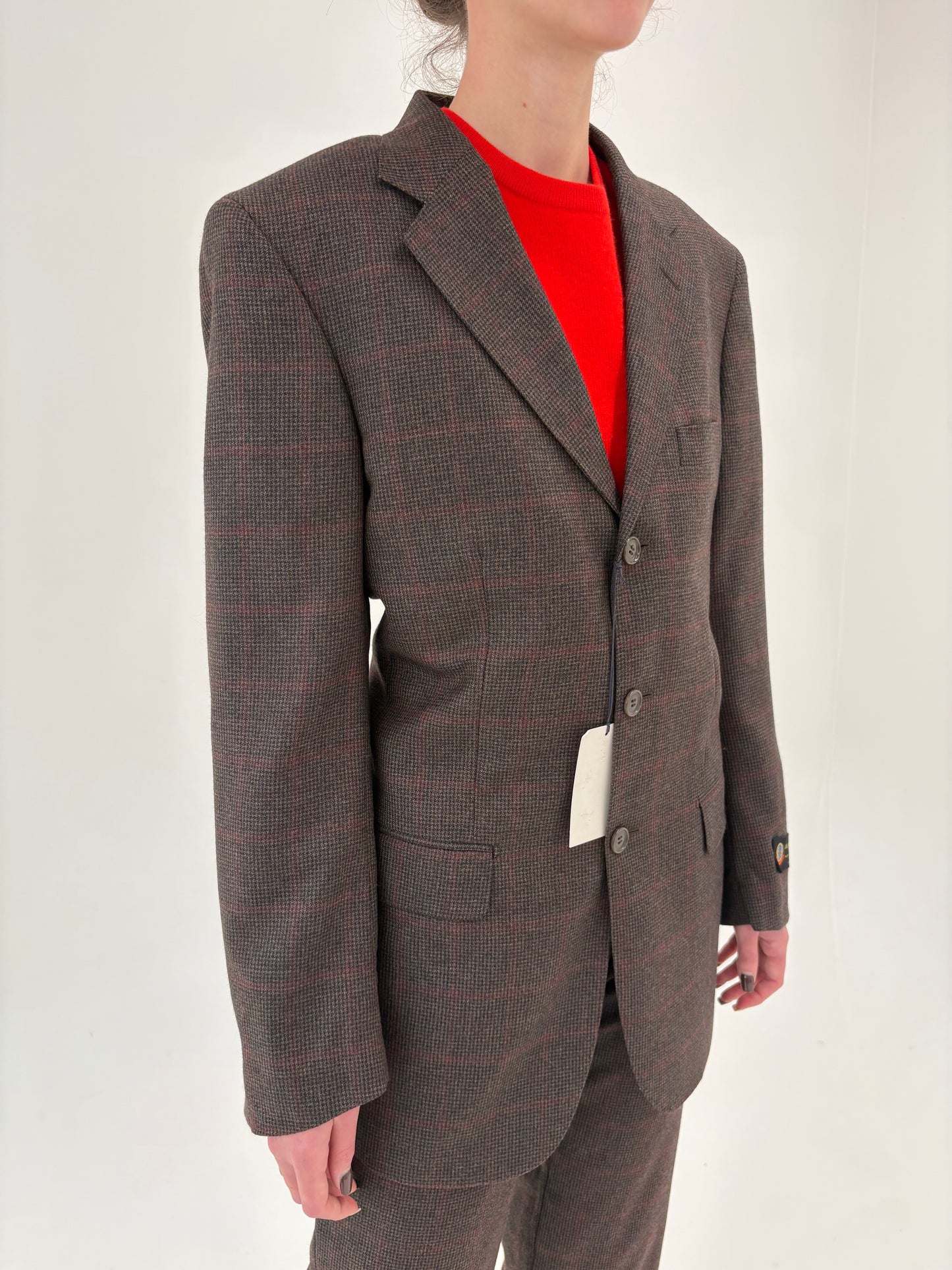 Costum nou luxury italian din stofă high end super 140’s de lana merino