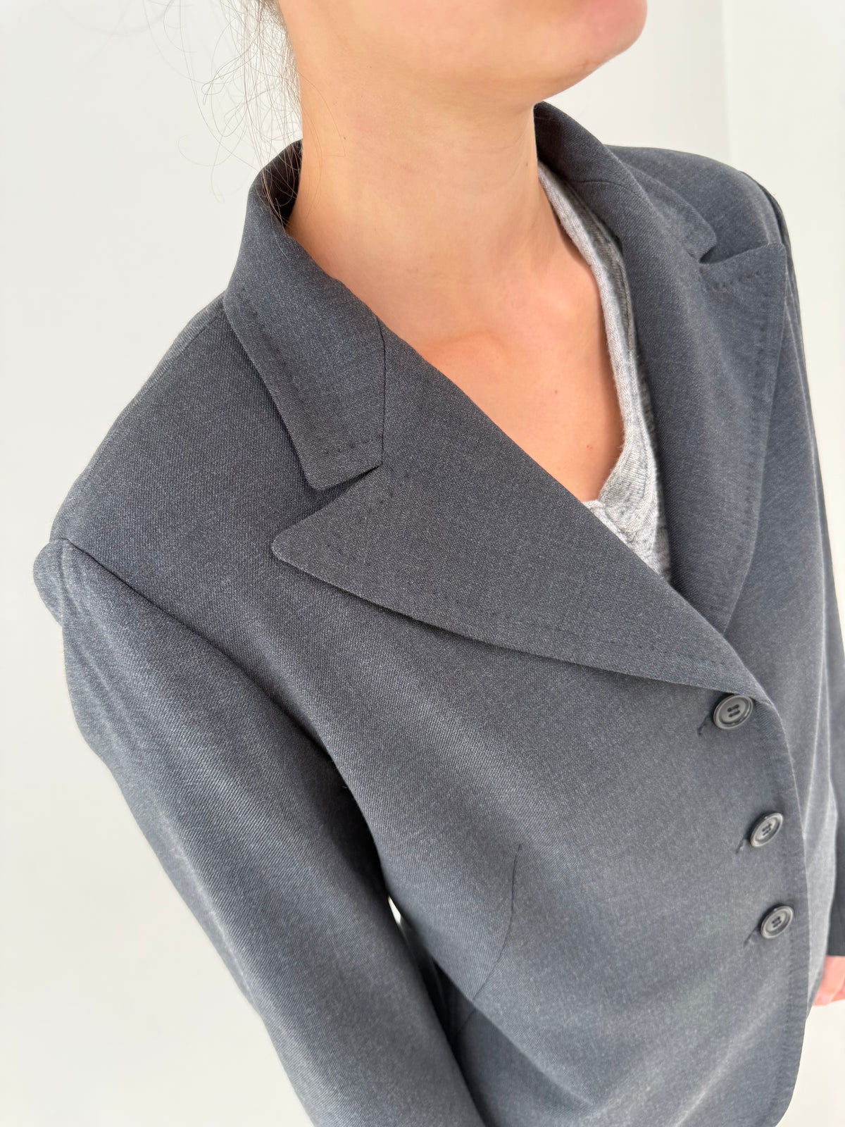 Sacou clasic Max Mara din stofă excepțională de lana ultra confort