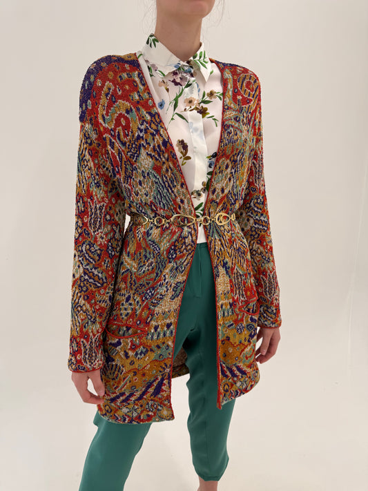Cardigan Missoni vintage ultra luxury de vară