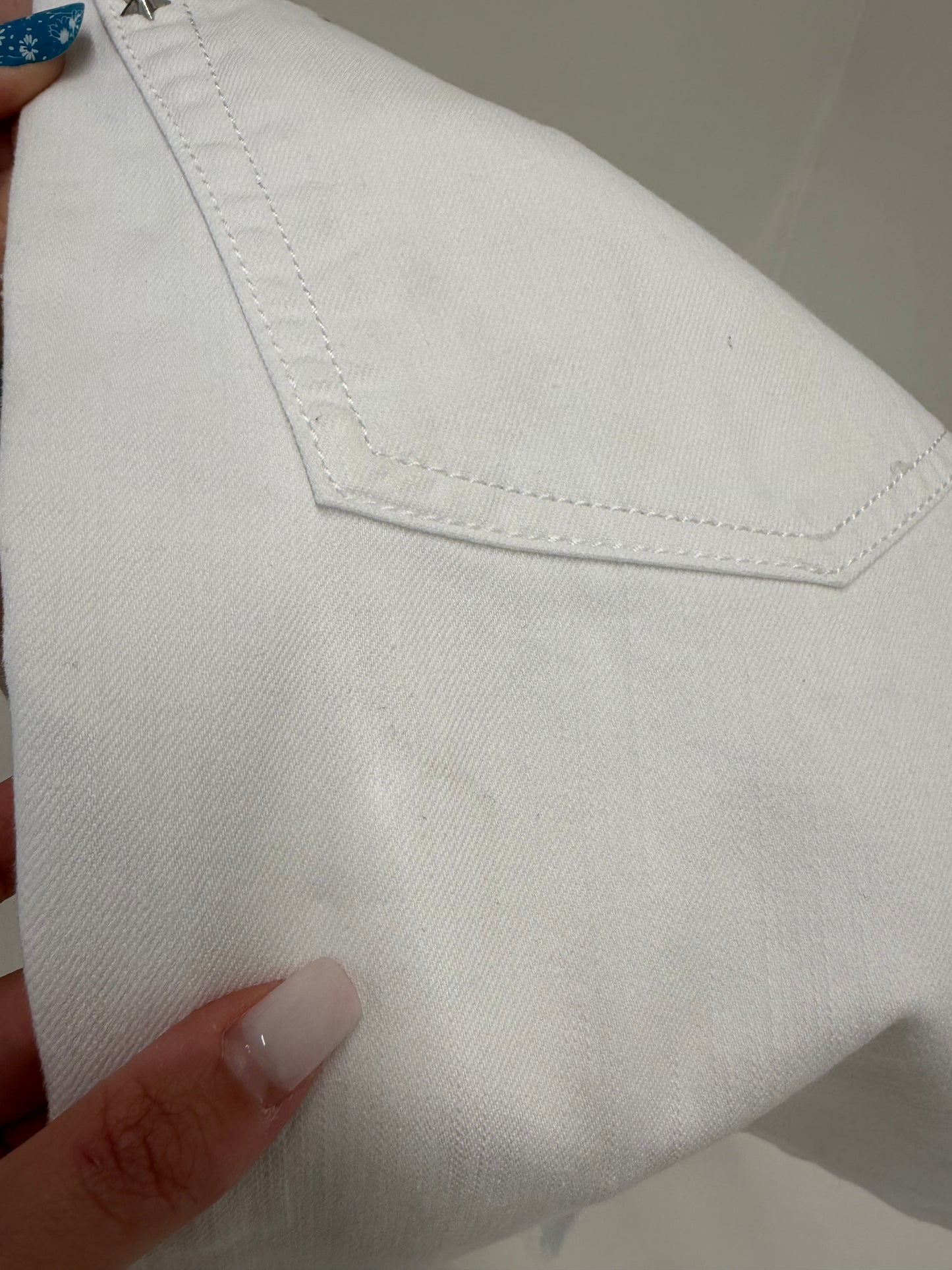Jeans Dolce&Gabbana de vară straight leg cu aplicații metalice specifice brandului