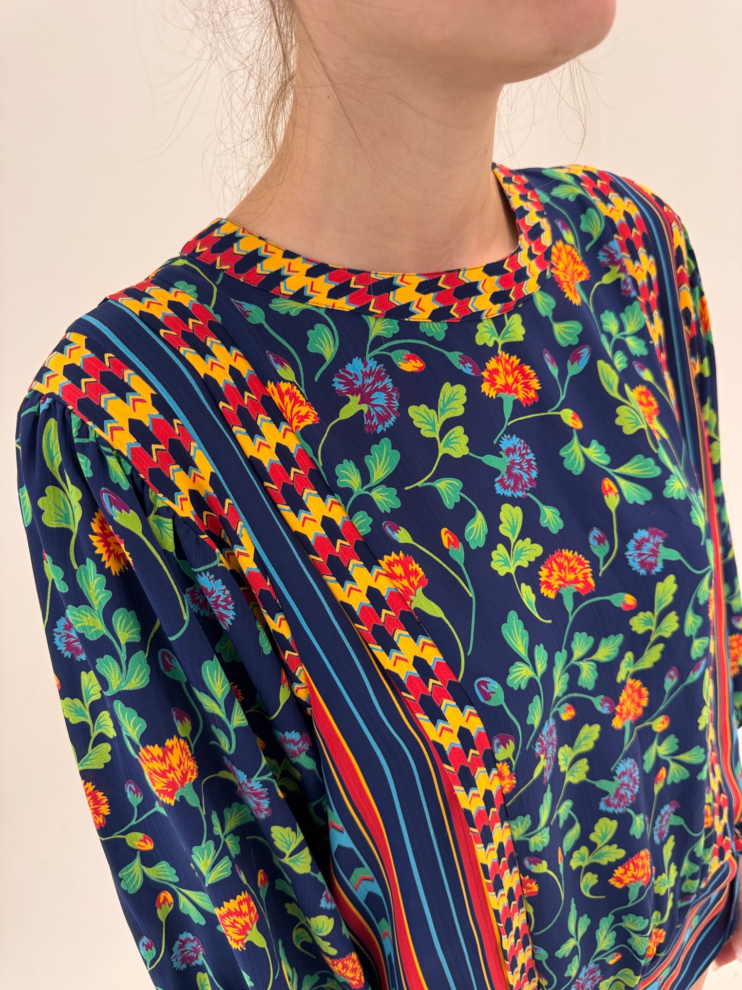 Set vintage luxury de designer Diane Frès de arhivă / colecție ani 80 timpurii