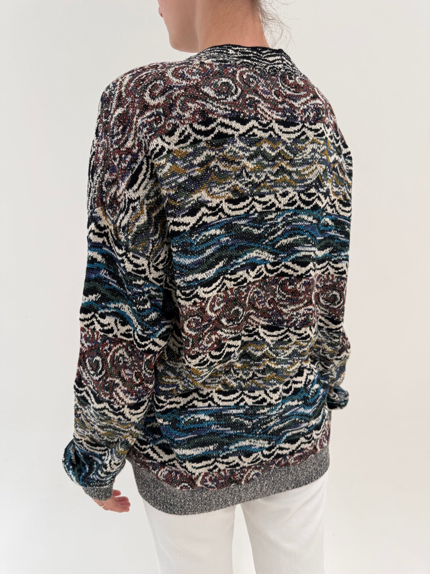 Cardigan Missoni excepțional de vară din jerse specific brandului