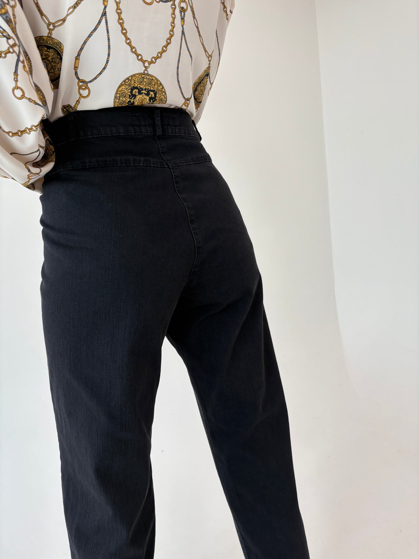 Jeans vintage petite ultra confort modelatori negru