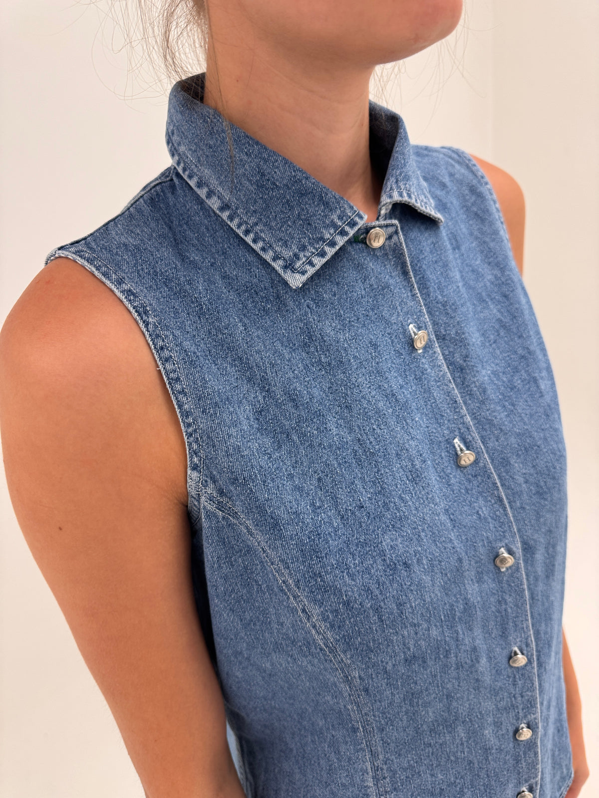 Cămașa cambrata din jeans moale Rommy Hilfiger classic wash