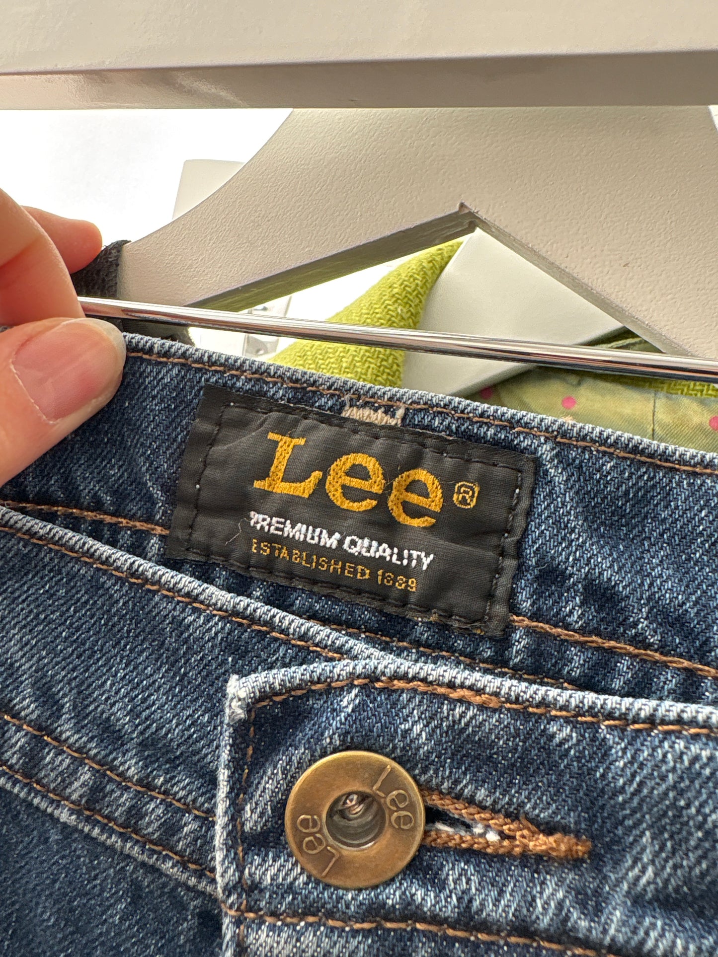 Jeans vintage premium tall ușor evazați dark wash