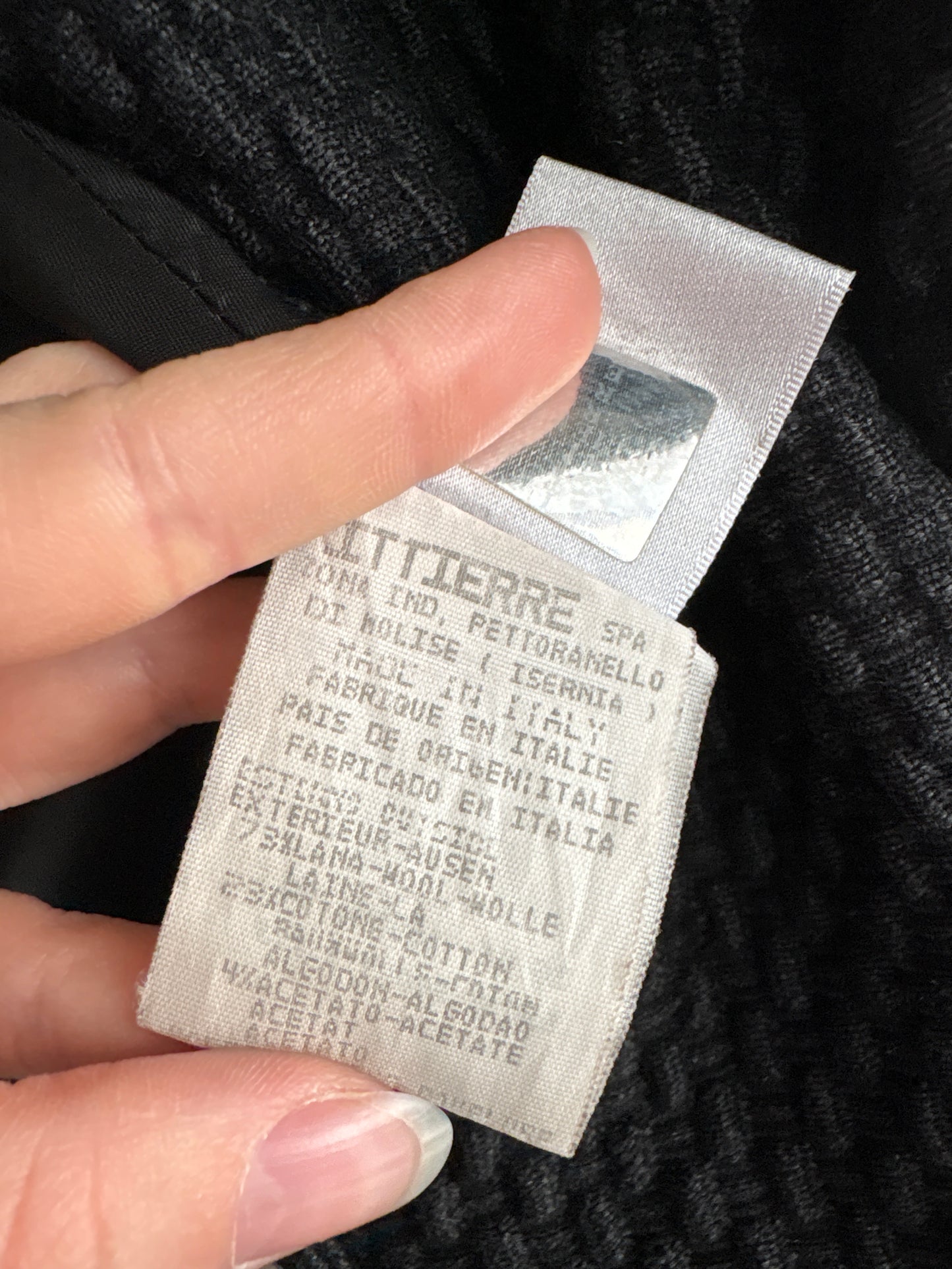 Pardesiu vintage Versace anii 90 de primăvară din lana extrafina și bumbac